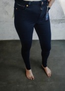 Markowe spodnie skinny rurki wysoki stan Tommy Hilfiger r 24/34 r XS XXS 
