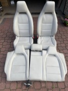 Fotele Komplet Skórzane Jasne Mercedes CLA W117 SEDAN