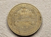 Francja żeton turystyczny Viaduc de Millau, 2010 Monnaie Paryż mosiądz