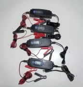 Pakiet 4 prostowników 6/12V - USZKODZONE ZWROTY