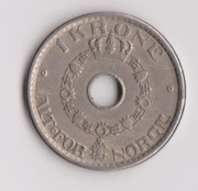 1 Korona   1950    NORWEGIA