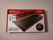Akai MPK MINI Mk III - klawiatura sterująca stan bdb Red Black edition