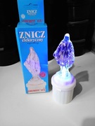 Znicz, wkład elektryczny - Maryja - Matka Boża - niebieski 
