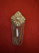 Duża broszka vintage