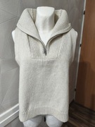 Dzianinowy golf, komin na zamek H&M