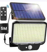 Solarne lampy zabezpieczające Zewnętrzny czujnik