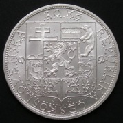 Czechosłowacja 20 koron 1937 - Tomas Masaryk - srebro
