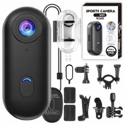 Mini kamera sportowa z WiFi Full HD 1080P ETUI uchwyty klips smycz ZESTAW