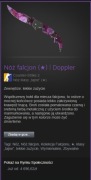 Nóż Falchion Knife | Doppler | Minimal Wear 