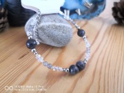 Amulet Ochronny labladoryt bransoletka 