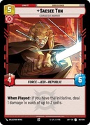 Star Wars: Unlimited - LOF - Saesee Tiin (U)