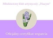 Oficjalny certyfikat wsparcia klubu 