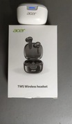 Acer Tws Wireless Headset Słuchawki dokanałowe (ohr503) Biało-szare