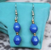 Kolczyki - Ekologiczne, ręcznie robione kolczyki z Afryki (Uganda)