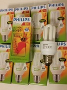 philips 8w 40w świetlówki e27 genie 10 sztuk