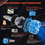 *** 2 szt LED H7 ŻARÓWKI +600% światła CANBUS 18600lm SUPER OŚWIETLENIE ***