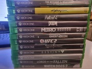12 gier Xbox One Series X Cyberpunk Doom Wiedźmin UFC Metro Fallout 4