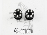 6mm Venom Snake nowe tunele kryształki czarne VS76