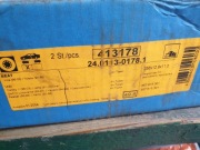 2 x Tarcza hamulcowa ATE 24.0113-0178.1