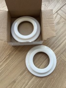 Ramka Ceramiczna Retro | Vintage Loft | Biała (do gniazda oraz włączników)