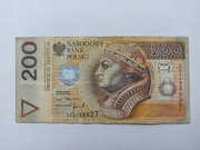 BANKNOT 200ZŁ 1994 AA ZYGMUNT I STARY SERIA AA