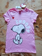 T-shirt, koszulka, dziewczynka, r.146, Snoopy
