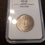 2zł Katyń z 1995r w Grandingu oraz inne