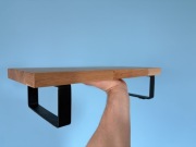 Półka pod monitor na biurko 50x20x2,7cm lity dąb