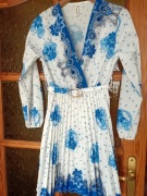 Sukienka w etniczne wzory new collection plisowana