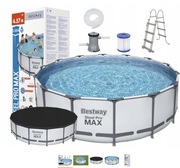 Basen stelażowy okrągły Bestway Steel Pro Max 56438 457x122 cm