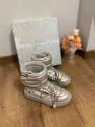 Fila śniegowce 39 - Srebrne zimowe Buty / boots