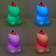 LAMPKA NOCNA DLA DZIECI JEDNOROŻEC LED SILIKONOWA PRZENOŚNA 9 KOLORÓW