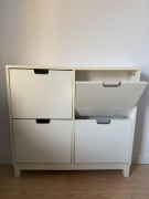Szafka na buty IKEA STÄLL – biała | stan bardzo dobry