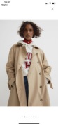 Trencz Płaszcz H&M blogerski XS S oversize