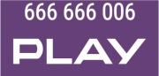 PLATYNOWY NUMER 666 666 006 PLAY