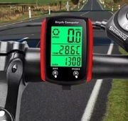Licznik rowerowy WODOODPORNY termometr tryb noc PRĘDKOŚCIOMIERZ LCD 