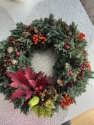 Wianek stroik jesienny 