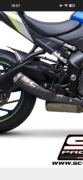 Suzuki GSXS1000 wydech tłumik SC PROJECT Carbon 