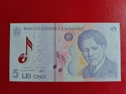 Rumunia 5 Lei 2013r. P-118f UNC Polimer