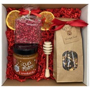 Zestaw Prezentowy na Święta Miód Herbata Czekolada