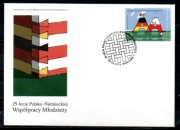 NIEMCY- POLSKA -WSPÓLNE -WSPÓŁPRACA MŁODZIEŻY FDC Polska