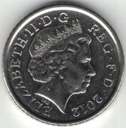 Wielka Brytania 5 pence pensów 2012 - 18 mm - nr 2
