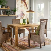 Stół rozkładany 180x90 x75cm, drewno dębowe