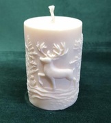 Świeczka Sojowa z motywem Jelenia