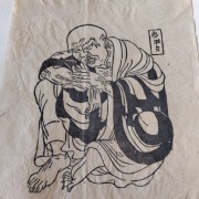 Kolekcja azjatyckich rysunków-papier ryżowy 1poł.XXw.