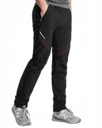 Spodnie Zimowe Wiatroodporne, Regulowane, Elastyczne do uprawiania sportu