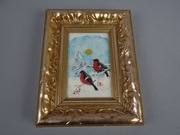 Obraz olejny ,,Ptaki "