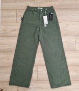 Nowe spodnie Cargo szerokie NA-KD 36