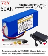 Silnik 3000w bateria 72v50ah quad/gokart