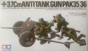 German Anti Tank gun 3,7 Pak 35/36 1:35 Tamiya